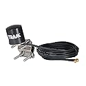 Tram® Satellite Radio Mirror-Mount Low-Profile Antenna with RG58 Coaxial Cable and SMB-Female Connector