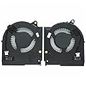 Fleshy Leaf Laptop CPU+GPU Cooling Fan for Dell Alienware M15 R5/R6 Ryzen 5/6 2021 Series, 12V, 4-Pin, 2 Fans