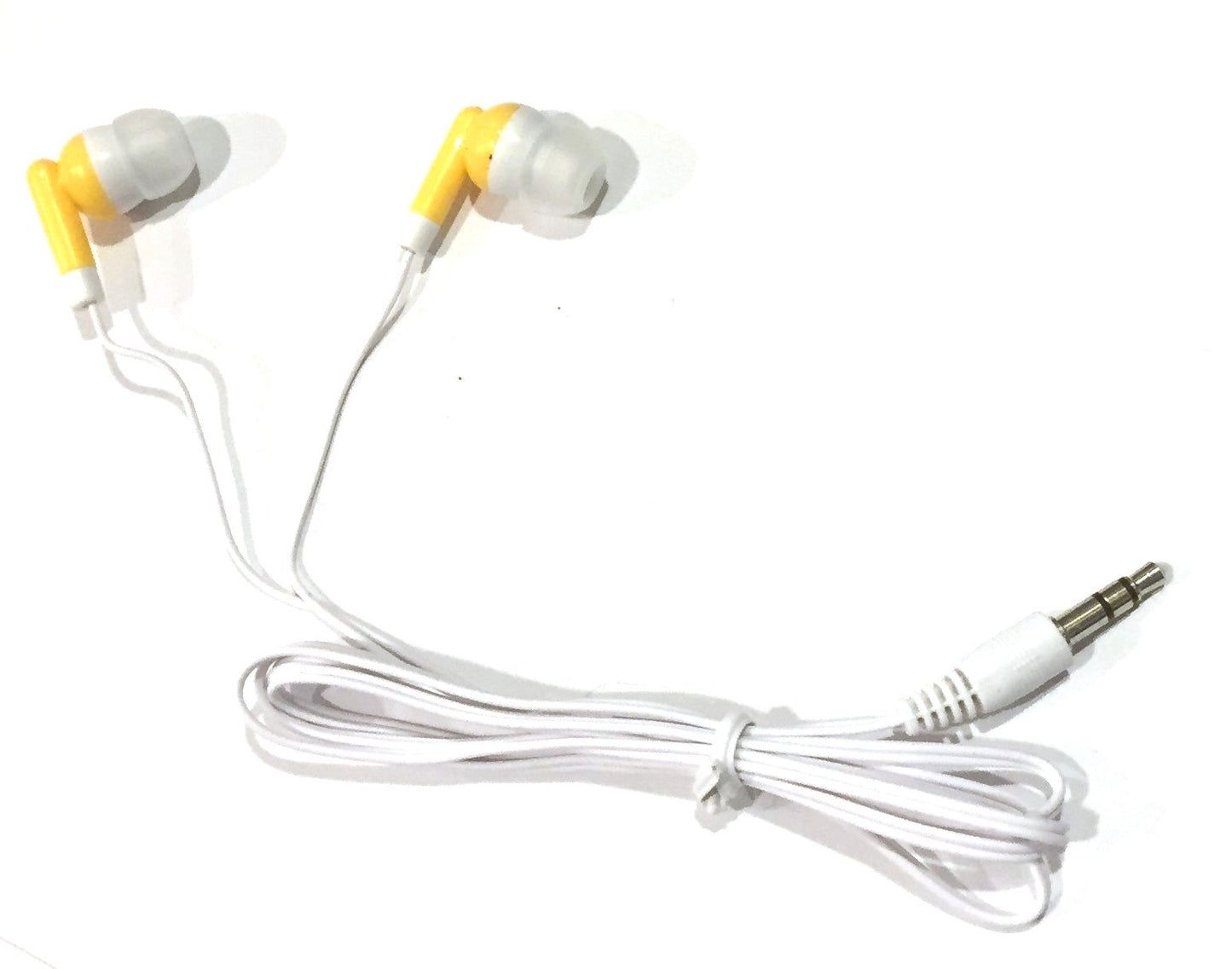 TFD Supplies Wholesale Bulk Earbuds Headphones 100 Pack for iPhone, Android, MP3 Player - Mixed Colors