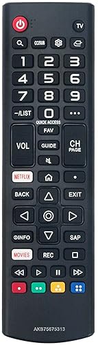 AKB75675313 Remote Control Compatible with All LG Smart TVs