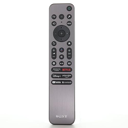 Dan's Originals RMF-TX910U Remote Control with Backlit Keys, Voice, Premium Metal Case, Compatible with Sony TVs (2023 & 2024) - RMFTX910U