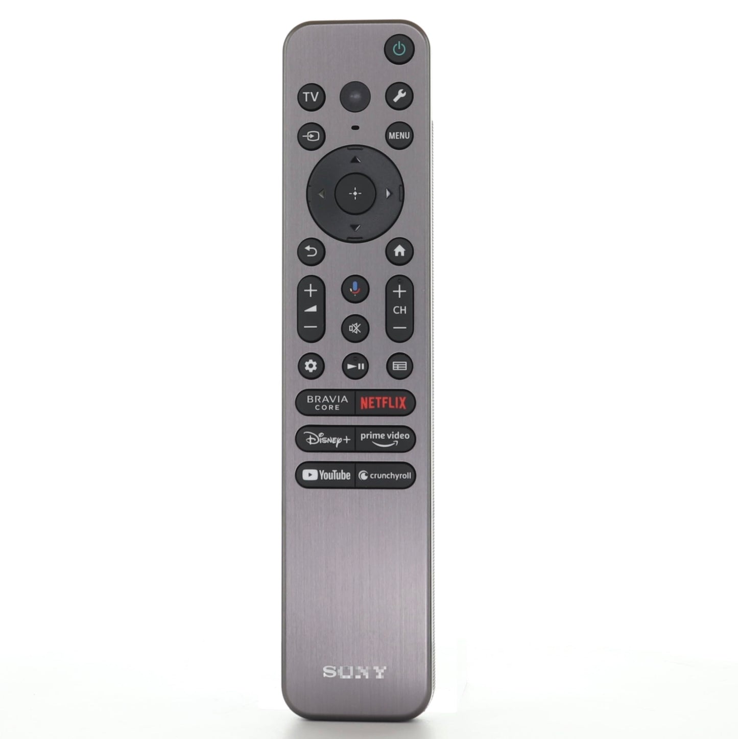 Dan's Originals RMF-TX910U Remote Control with Backlit Keys, Voice, Premium Metal Case, Compatible with Sony TVs (2023 & 2024) - RMFTX910U