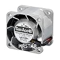 HRSTAR Original New for Sanyo Denki 9HV0412P3K001 12V 1.50A 40X40X28MM 4-Wire Aluminum Frame Cooling Fan