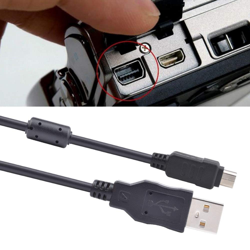 Alitutumao CB-USB5 CB-USB6 USB Date Cable Replacement Photo Transfer Cord Compatible with Olympus Mju Mju Tough Pen Stylus Digital Cameras TG-830