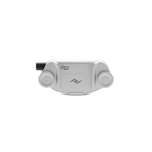 Peak Design Capture Camera Clip V3 Solo, Silver Clip Only, Holds DSLR, Compact and Point and Shoot Bodies, Secure, Stable and Accessible, Attaches