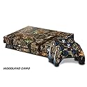 247 Skins Graphics kit Sticker Decal Compatible with Xbox One X and Wireless Controllers - Woodland Camo