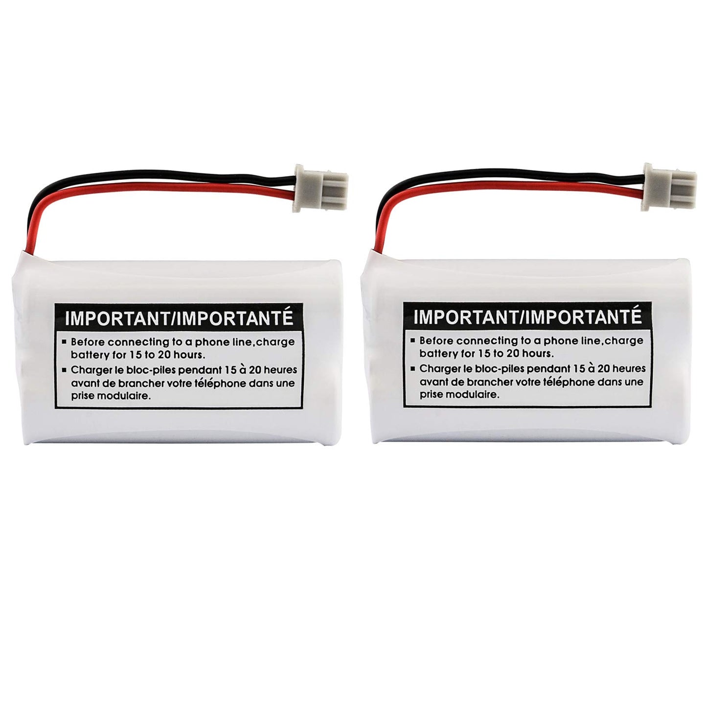 Uniden BBTY0651101 model BT1007 Nickel-Cadmium Rechargeable Cordless Phone Battery, DC 2.4V 500mAh (Pack of 2)