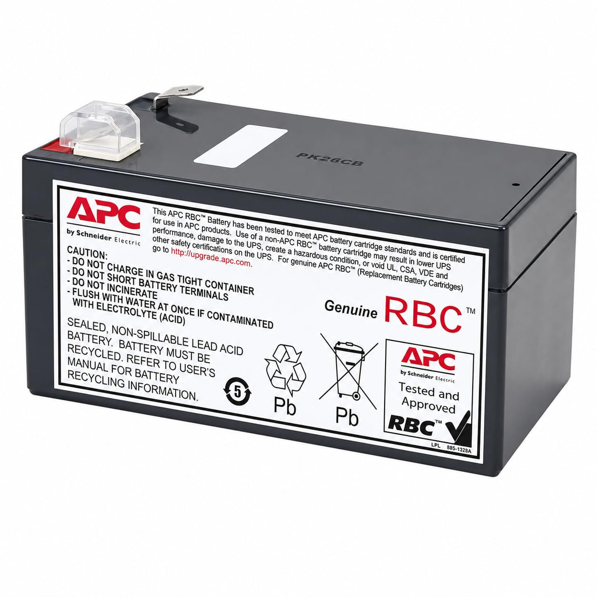 APC Genuine UPS Replacement Battery RBC35 for Models BE350G, BE350C