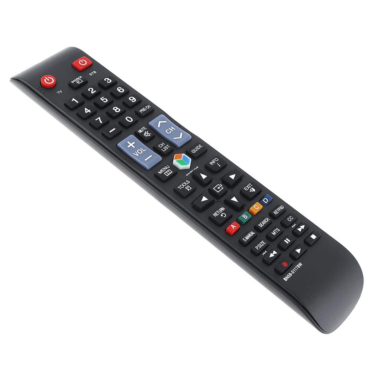 Universal Remote Control for Samsung Smart LCD TV UN55JU7500F UN65JU7100 UN65JU7500F UN65JS9000 LN46B750U1FXZA LN52B750U1FXZA UN55F6350AF UN65H7150