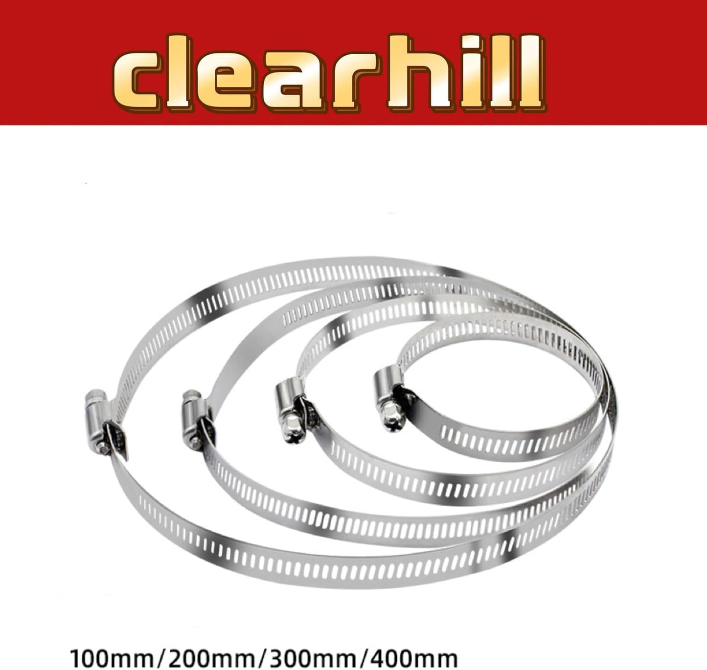 Clearhill Stainless Steel Pole Mount Bracket for Security Cameras, Vertical CCTV Camera Corner Bracket with Adjustable Straps (1)