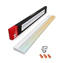 30 Inch Hardwired Under Cabinet Lighting, 3 Color Setting Dimmable LED Under Cabinet Lights Wired, 1700LM Linkable Under Counter Lights for Kitchen