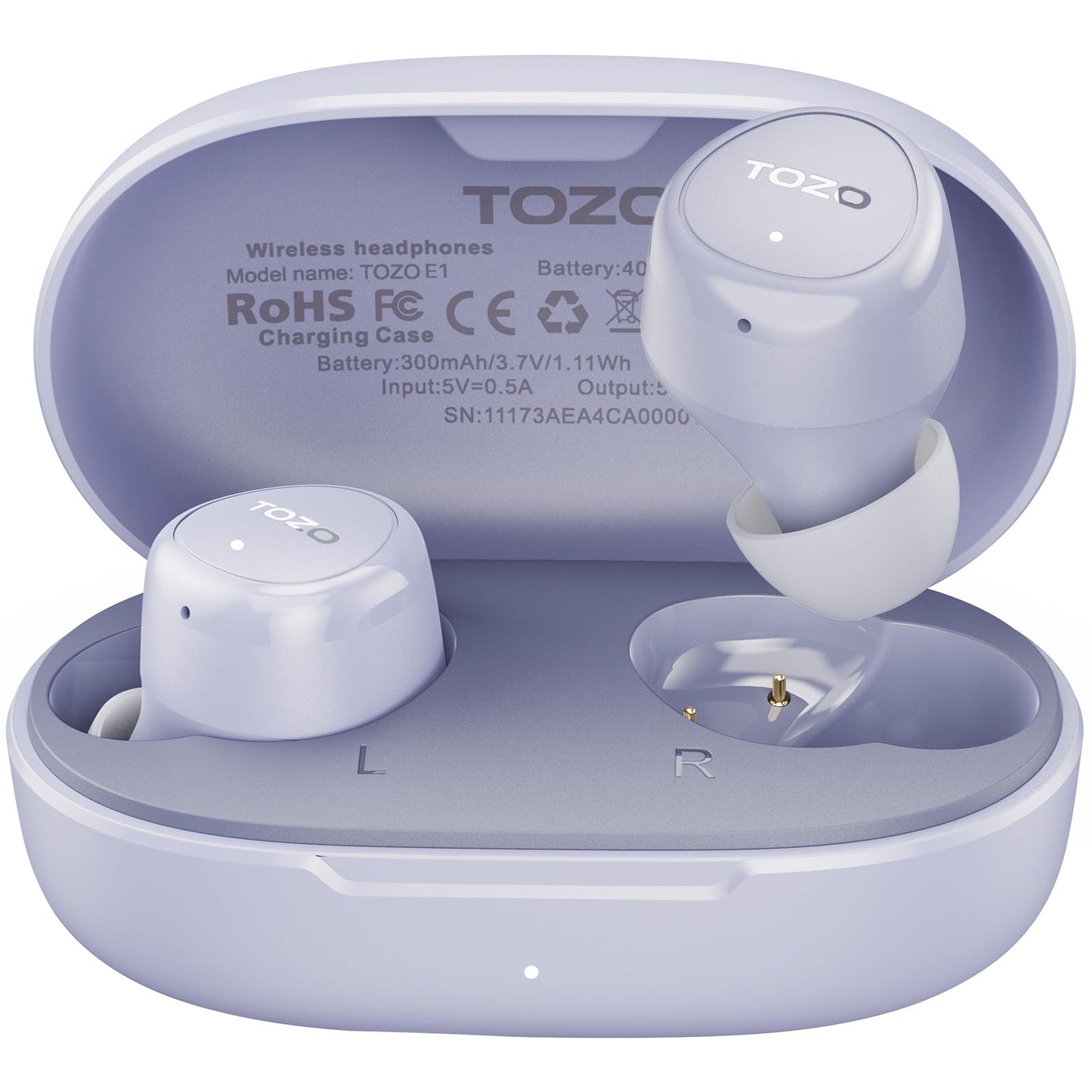 TOZO Wireless Earbuds Bluetooth 5.3 Ergonomic Light Weight in Ear Headphone