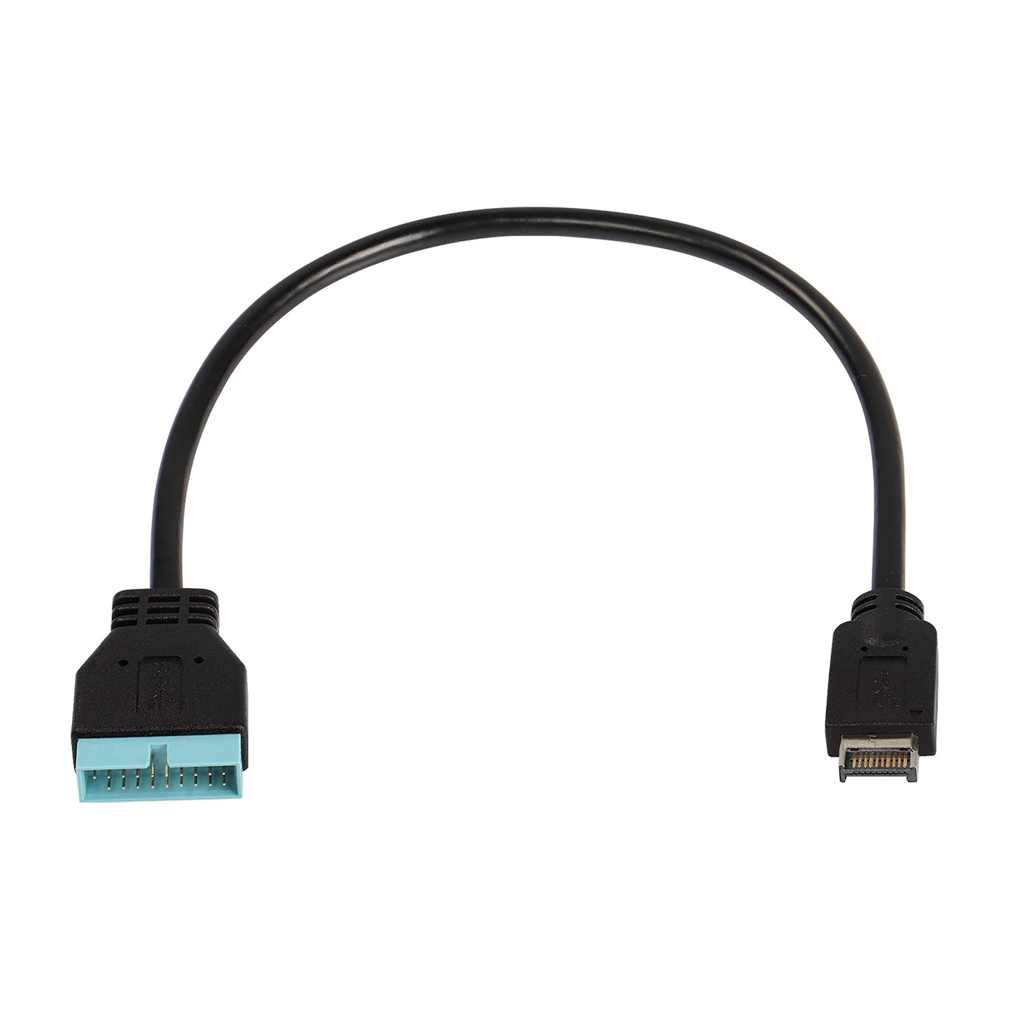 XMSJSIY USB 3.1 Type-E Male to USB 19/20 Pin Header Male Adapter Extension Cable for Motherboard for 30cm