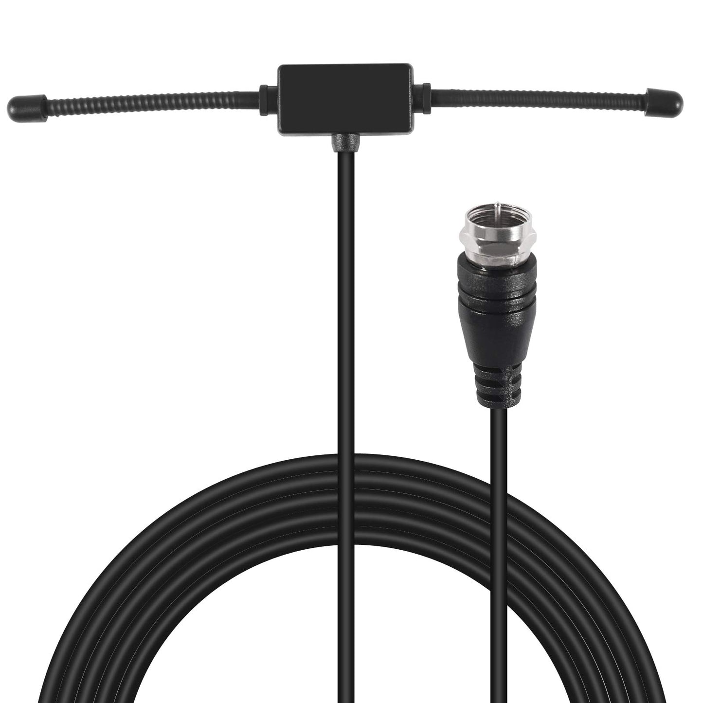 2pcs FM Radio Antenna FM Dipole Antenna FM Antenna for Stereo Receiver Indoor Most Music System FM Radio Home Stereo Receiver AV Audio Vedio Home