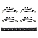 Phenyx Pro BNC Antenna Kit, Four BNC Connecting Cables 50cm/1.6FT for Front-Mounting Antennas, Compatible with Full-Rack Wireless Systems (ANTK-FR4A)
