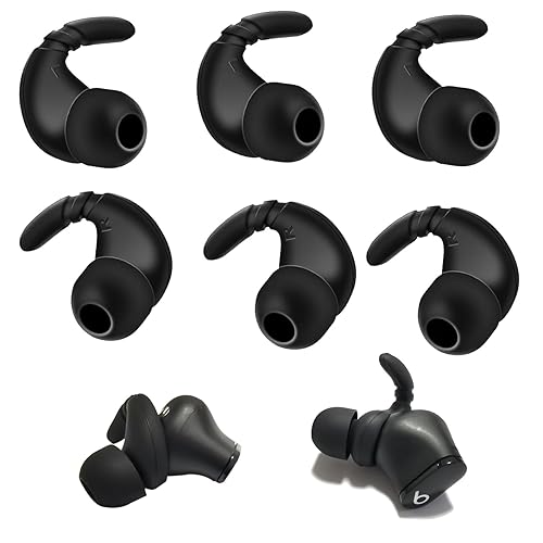 Silicone Ear Hook for Beats Studio Buds Ear Tips Replacement Earbuds Tips for Beats Earbuds 3 Pairs