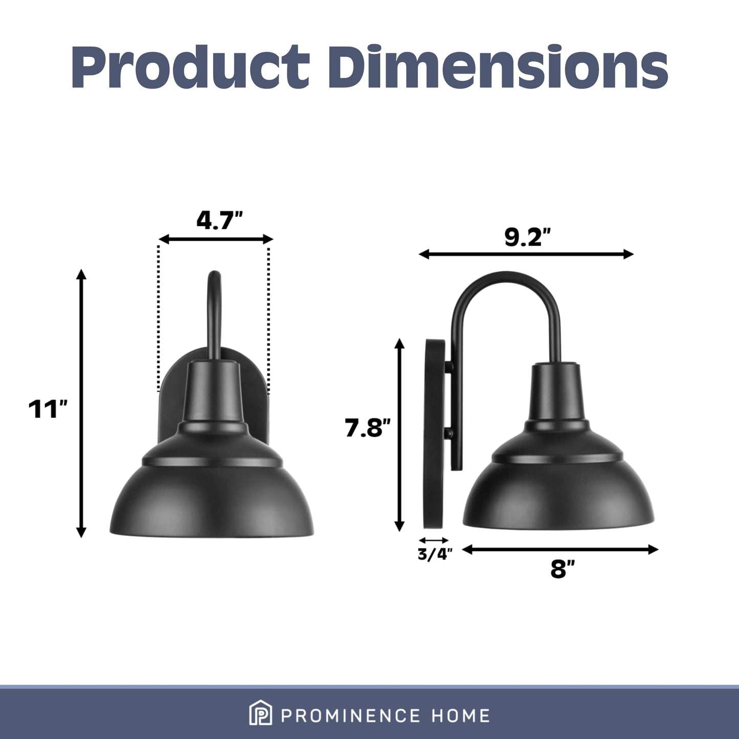 Prominence Home Brightondale Espresso Industrial Outdoor Sconce Lantern Coach Light - 51556-01