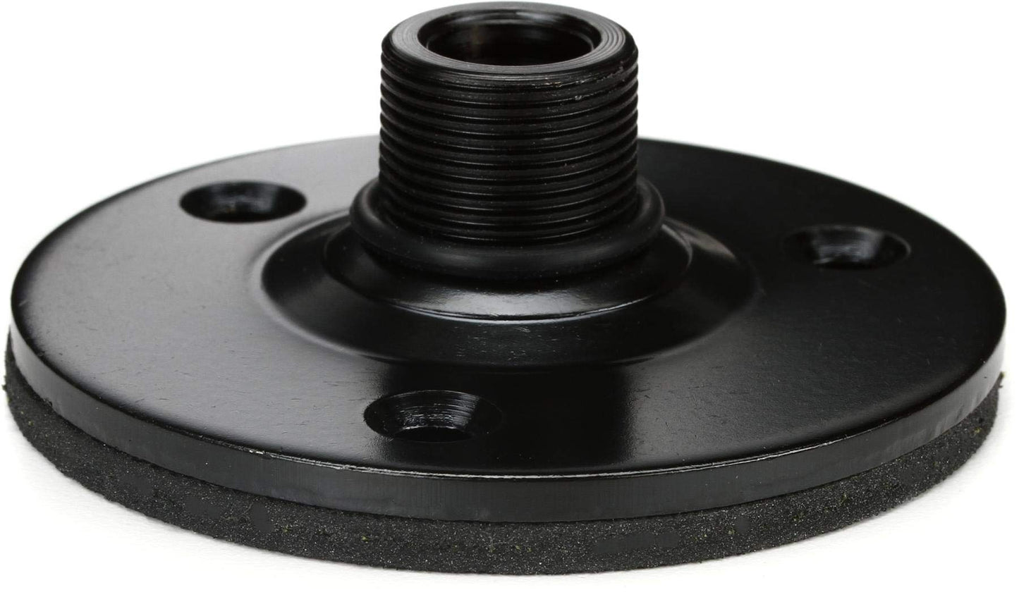 On-Stage MSA9030-19B 19-inch Gooseneck and TM08B Flange Mount with Pad - Black