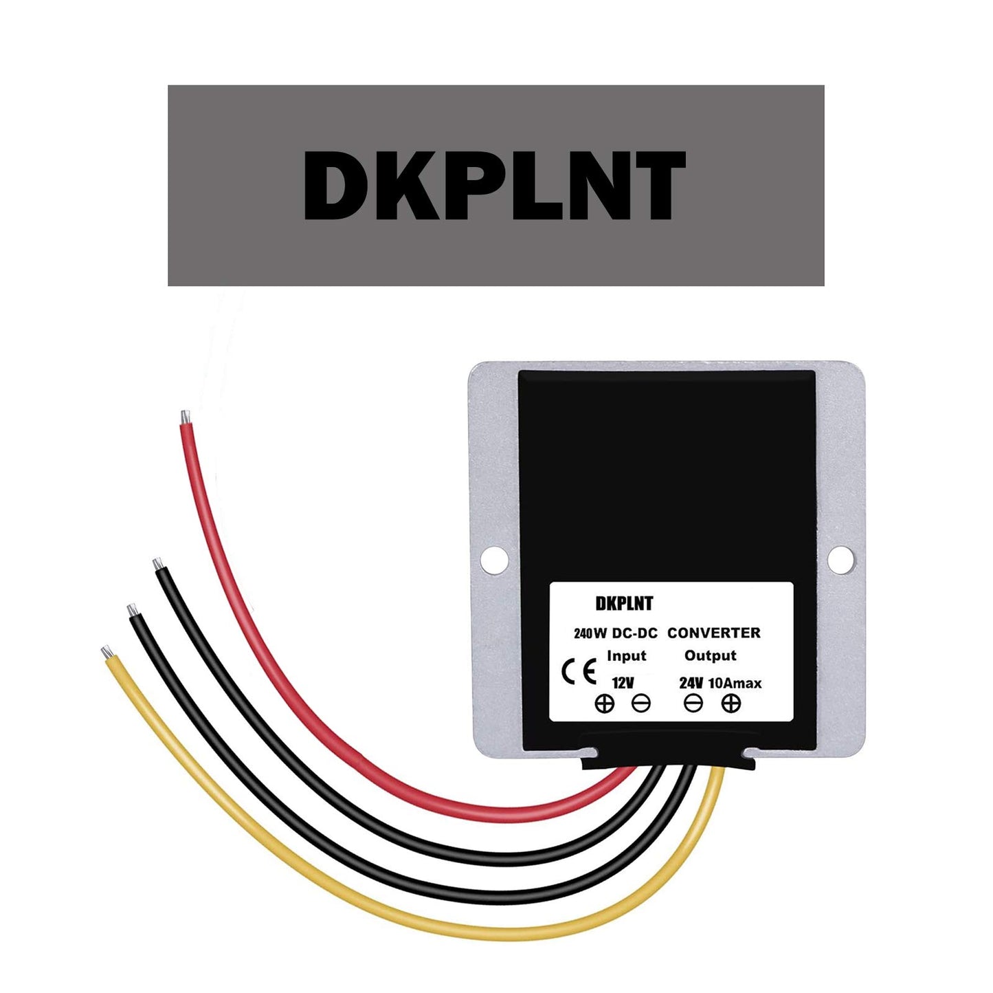 dkplnt 10A 240W 12V to 24V Converter Step Up Voltage Regulator Boost Converter Module Car Power Supply