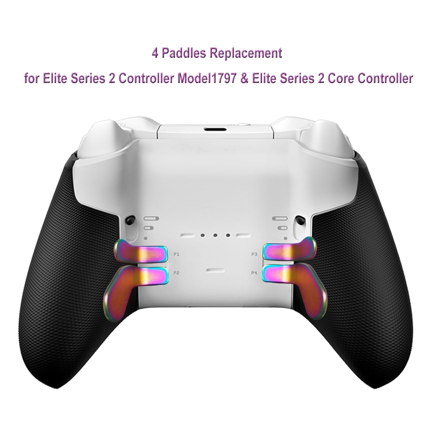 Swap 2 D-Pads and 4 Paddles for Xbox Elite Series 1 & 2 Controller - Metal Directional Pads Trigger Buttons Accessories for Elite Series 2 Core