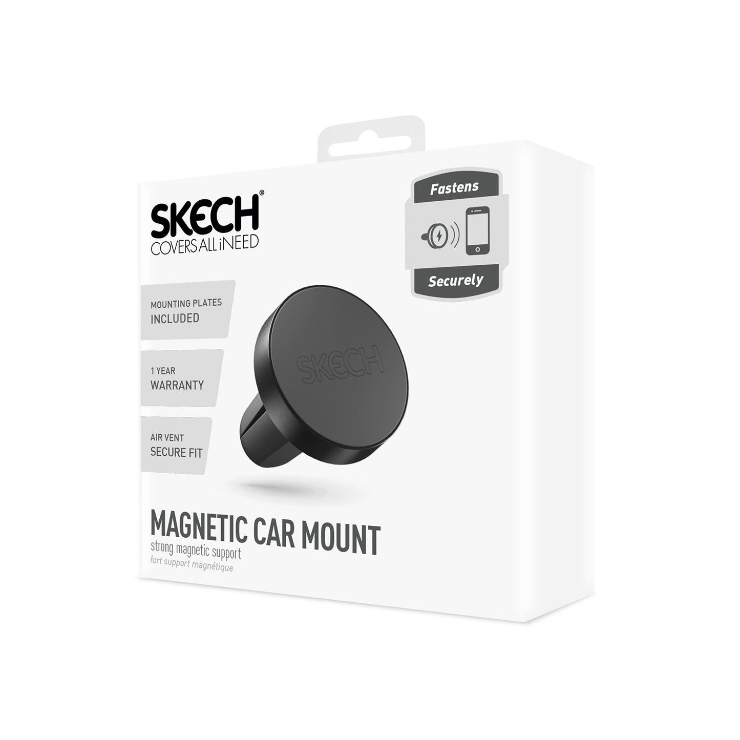 Skech Magnetic Universal Car Mount with Lightweight Metal Plate