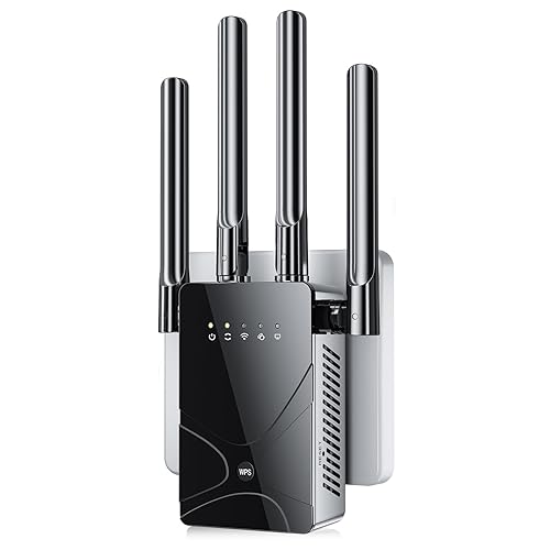 2026 WiFi Extender Signal Booster for Home - Up to 15555 sq.ft Internet Repeater Long Range Covers Up to 68+ Devices, WiFi Booster and Signal