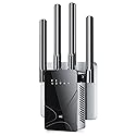 2026 WiFi Extender Signal Booster for Home - Up to 15555 sq.ft Internet Repeater Long Range Covers Up to 68+ Devices, WiFi Booster and Signal