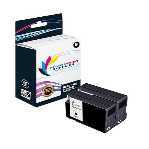 Smart Print Supplies Compatible 952XL F6U19AN Black High Yield Ink Cartridge Replacement for HP OfficeJet 7740 8702 8715, Pro 8210 8216 8218 8710