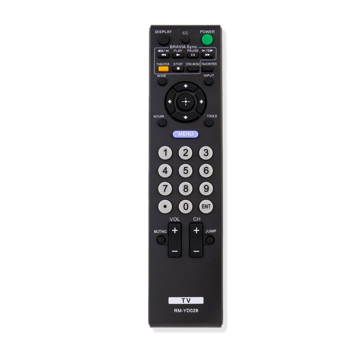 RM-YD028 Replaced Remote Control Applicable for Sony Bravia TV KDL-32L504 KDL-46VL150 KDL-40S504 KDL-52XBR9 KDL-40VE5 KDL-46S5100 KDL-37FA500