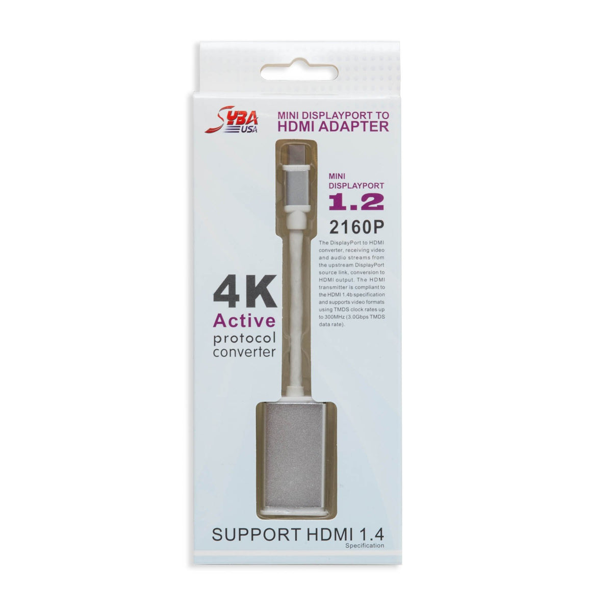 IO Crest SY-ADA33014 Active 6" Mini Display Port 1.2 to HDMI 1.4B Adapter
