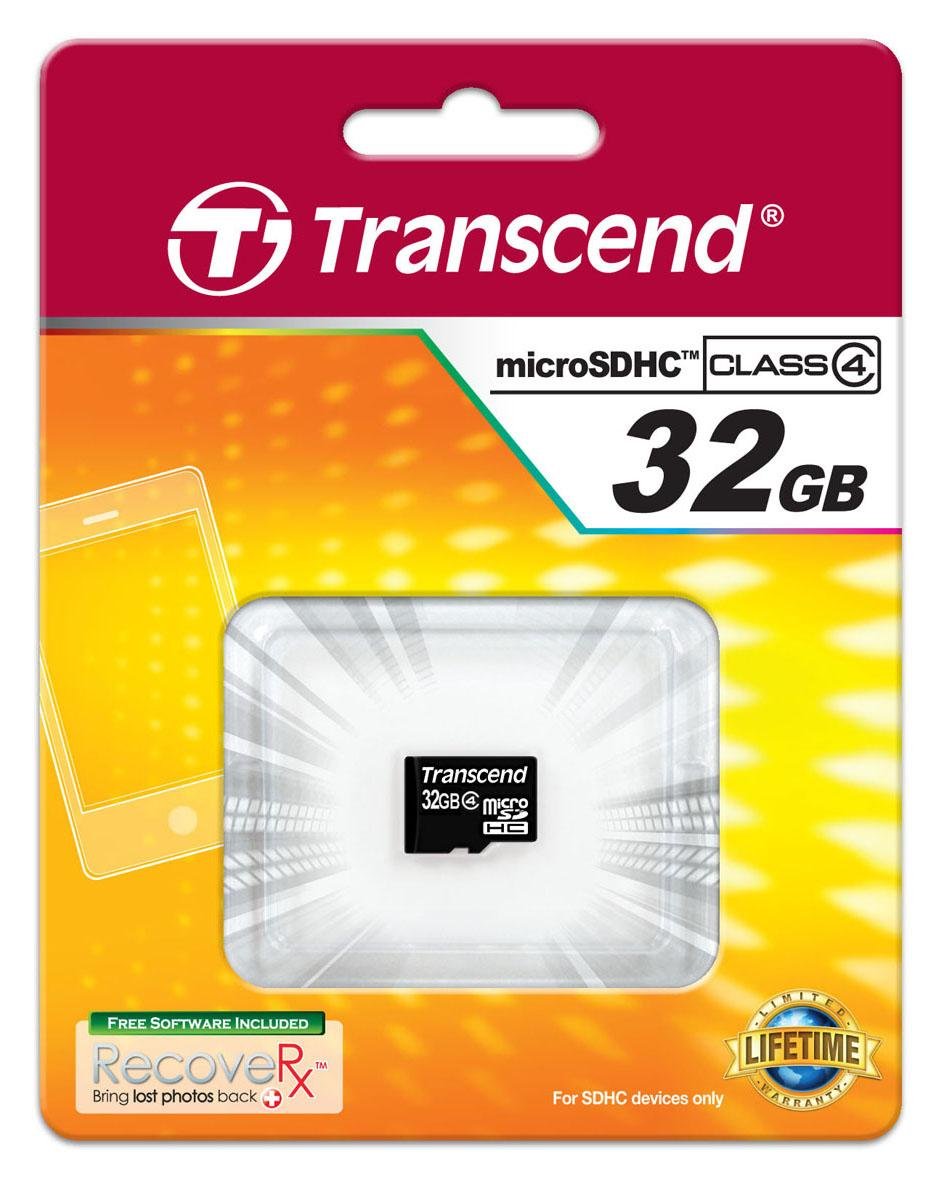 Transcend Information 32 GB Micro SDHC4 (TS32GUSDC4)