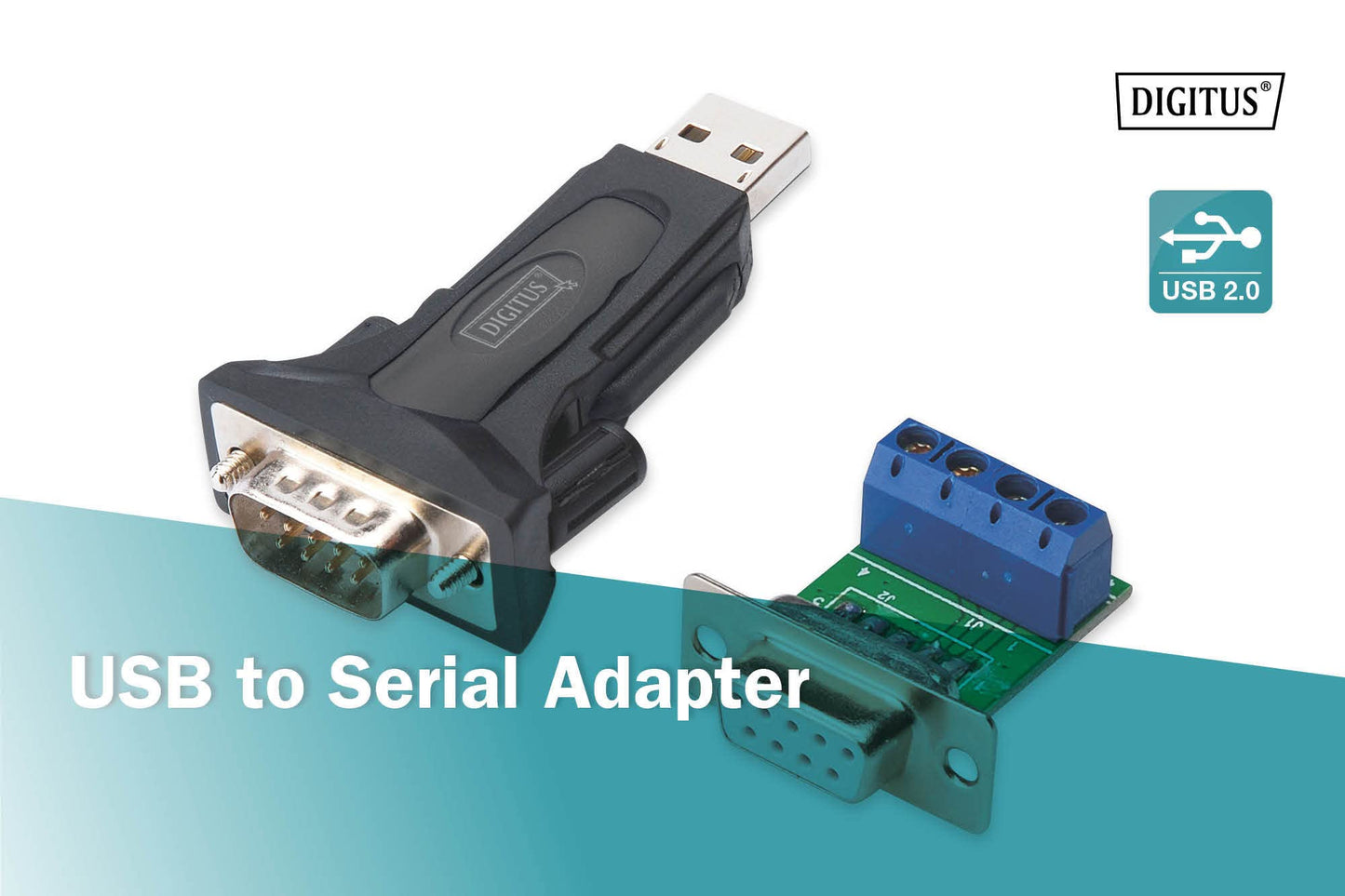 Digitus USB to Serial Adapter, USB 2.0