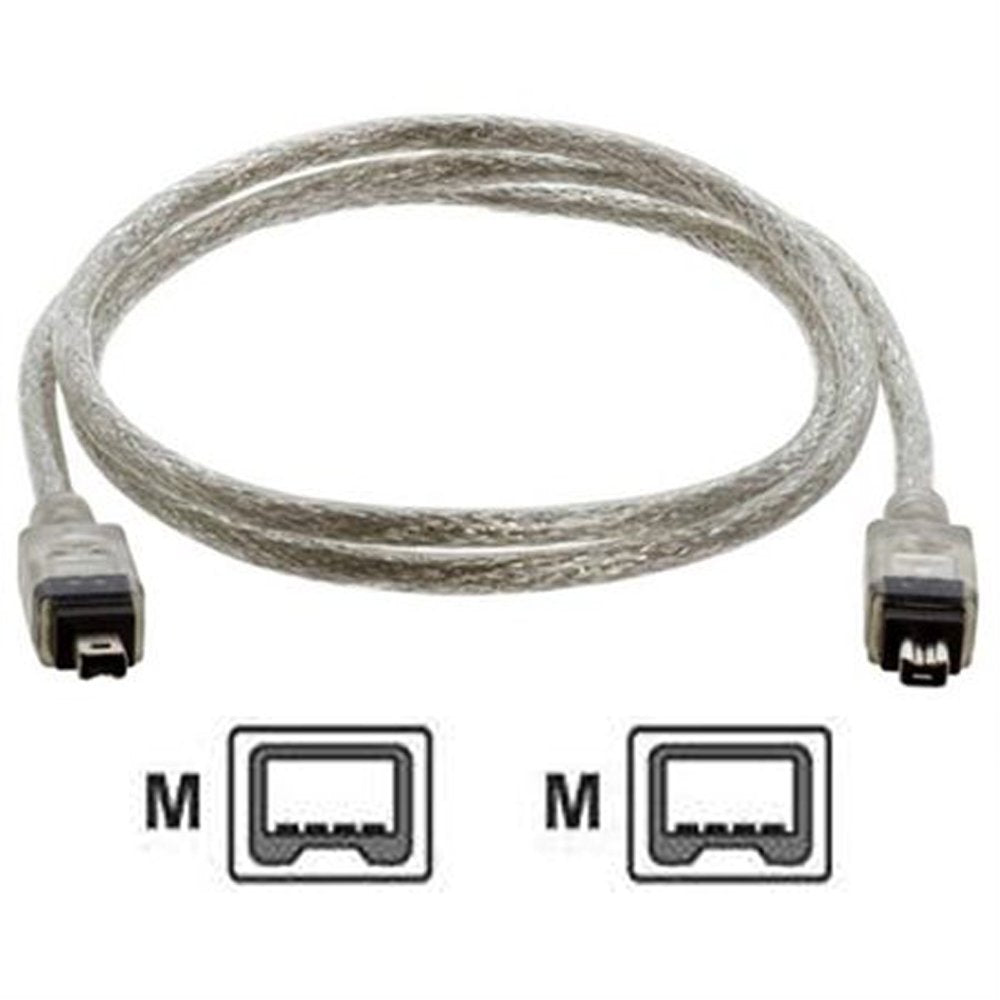 MPF Products VMC-IL4415 VMCIL4415 i.Link 4-pin to 4-pin DV Digital Video Transfer Cable Replacement Compatible with Select Sony Handycam Camcorders