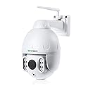 SV3C 1080P Outdoor PTZ WiFi Camera, ONVIF Security IP Camera with Auto Tracking, 197ft HD Night Vision, 5X Optical Zoom, Two-Way Audio, Waterproof