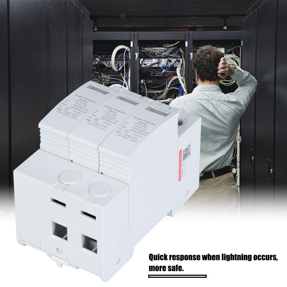 House Protector Protective, 3P Arrester Device Din Rail Arrester, Protectors Device Arrester (3p40ka)