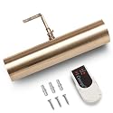 Concept Lighting 102L Cordless Remote Control LED Picture Light- 11 1/2 inch Antique Brass With Silver Undertones