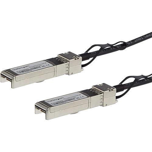 StarTech.com MSA Uncoded Compatible 5m 10G SFP+ to SFP+ Direct Attach Breakout Cable Twinax - 10 GbE SFP+ Copper DAC 10 Gbps Low Power Passive