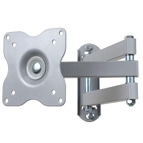 VideoSecu Articulating Silver Swing Arm TV Wall Mount for Most 19 inch to 32 inch LCD TV Monitor Flat Panel Display ML12 A2D