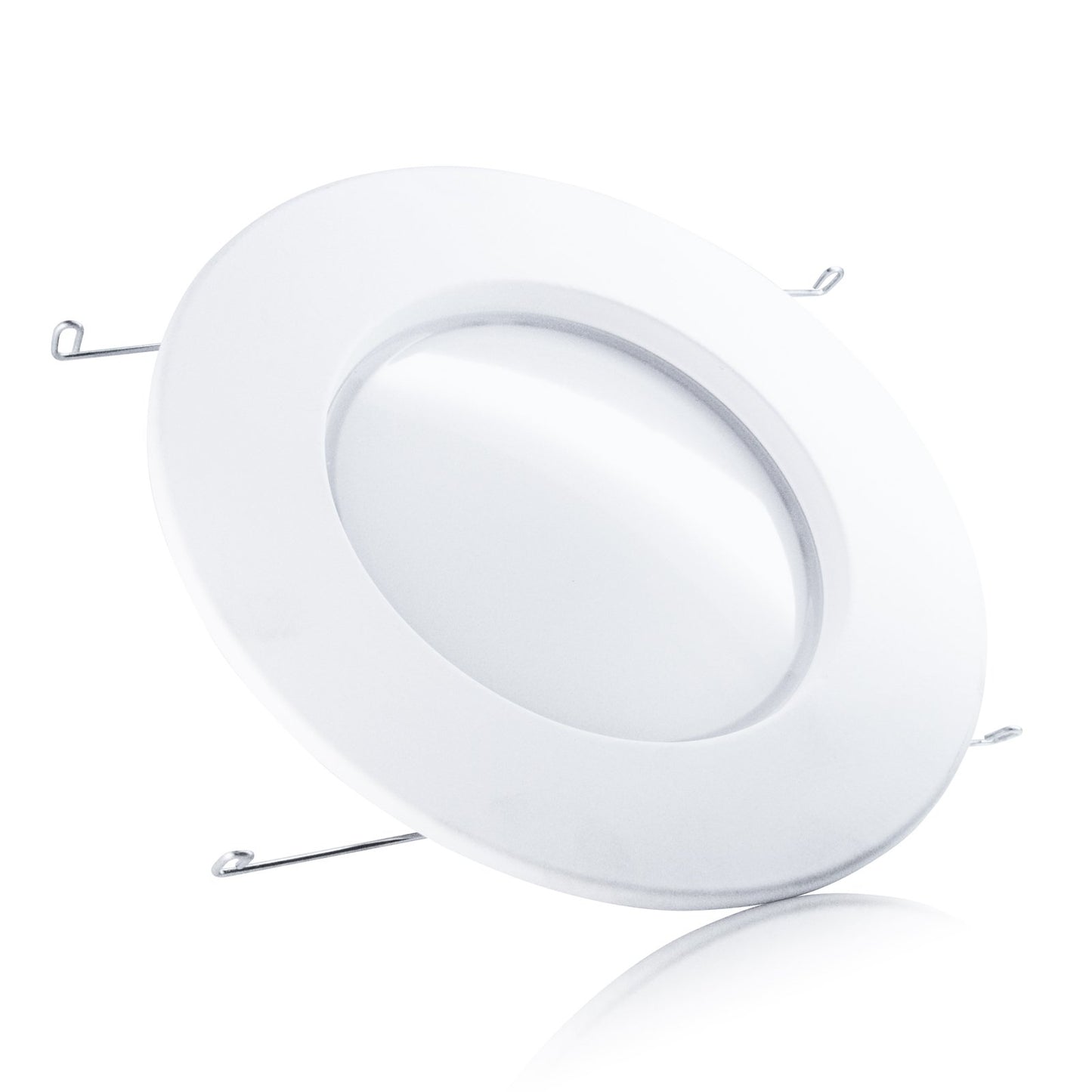 (Case of 2) TCP Elite 14W 5-6 Inch Recessed Downlight Retrofit Trim Kit in Warm White (85w Replacement, 3000K, E26 Base, Circle Shape, LED14DR5630K)