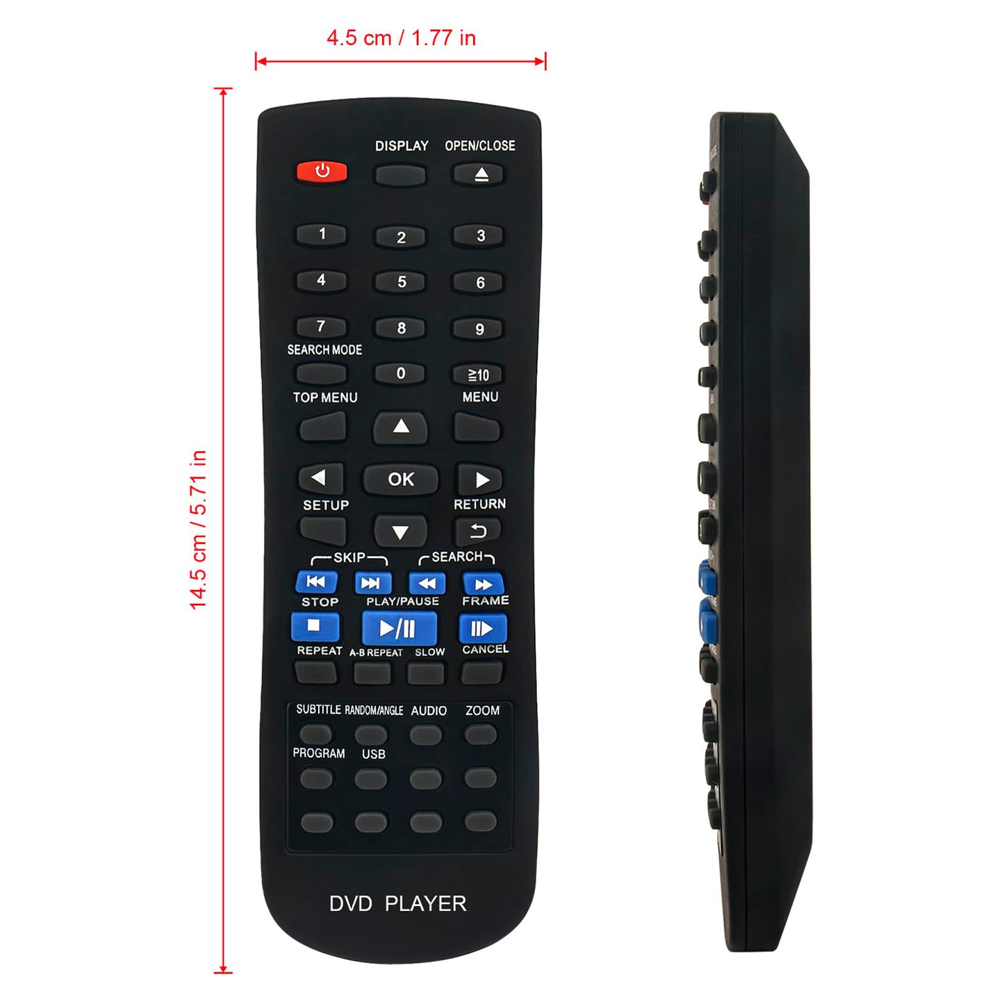 New N2QAYA000080 Replace Remote Fit for Panasonic DVD Player DVD-S700 DVD-S500