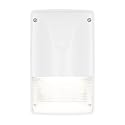 LEDVANCE Mini Wall Pack LED Luminaire, Non-Cutoff, 10/20/30W, 120-347V, Dimmable, 80 CRI, 3000/4000/5000K, Photocell, White - 1 Pack (62418)