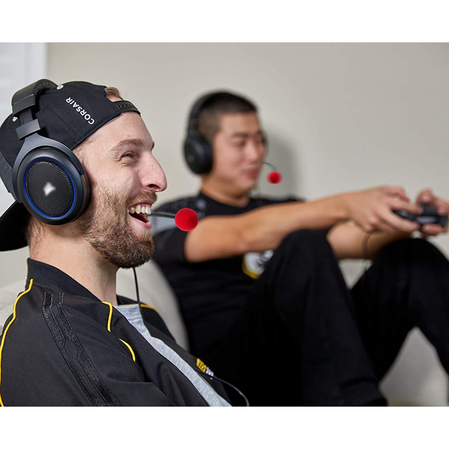 weishan HS60 Pro Mic Replacement for Corsair HS50, HS60, HS70 Gaming Headset Detachable Microphone Gaming Headset on PS5, PS4, PC, Xbox, Noise