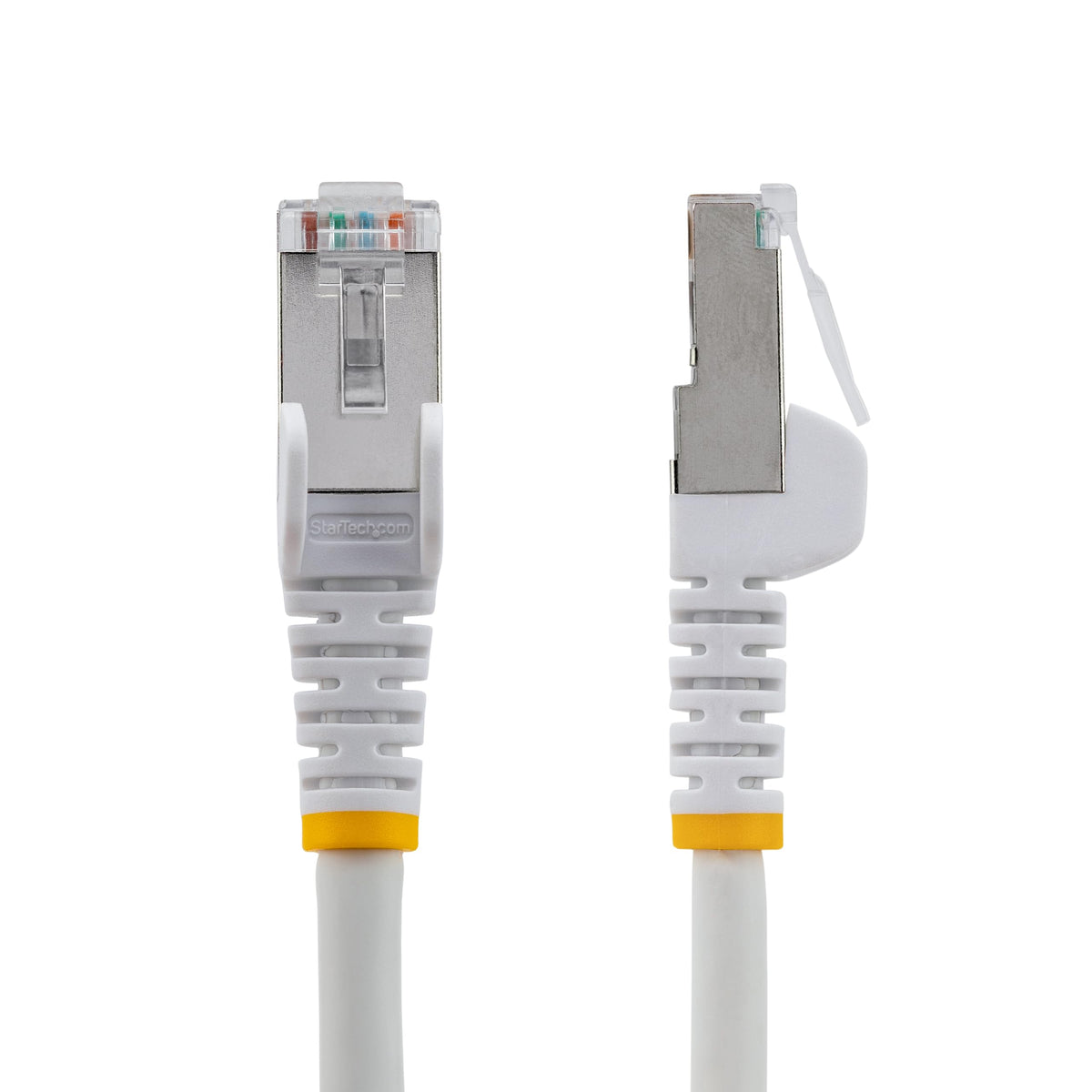 StarTech 50ft Cat6a Snagless Ethernet Cable, S/FTP, 100W PoE++, LSZH, White