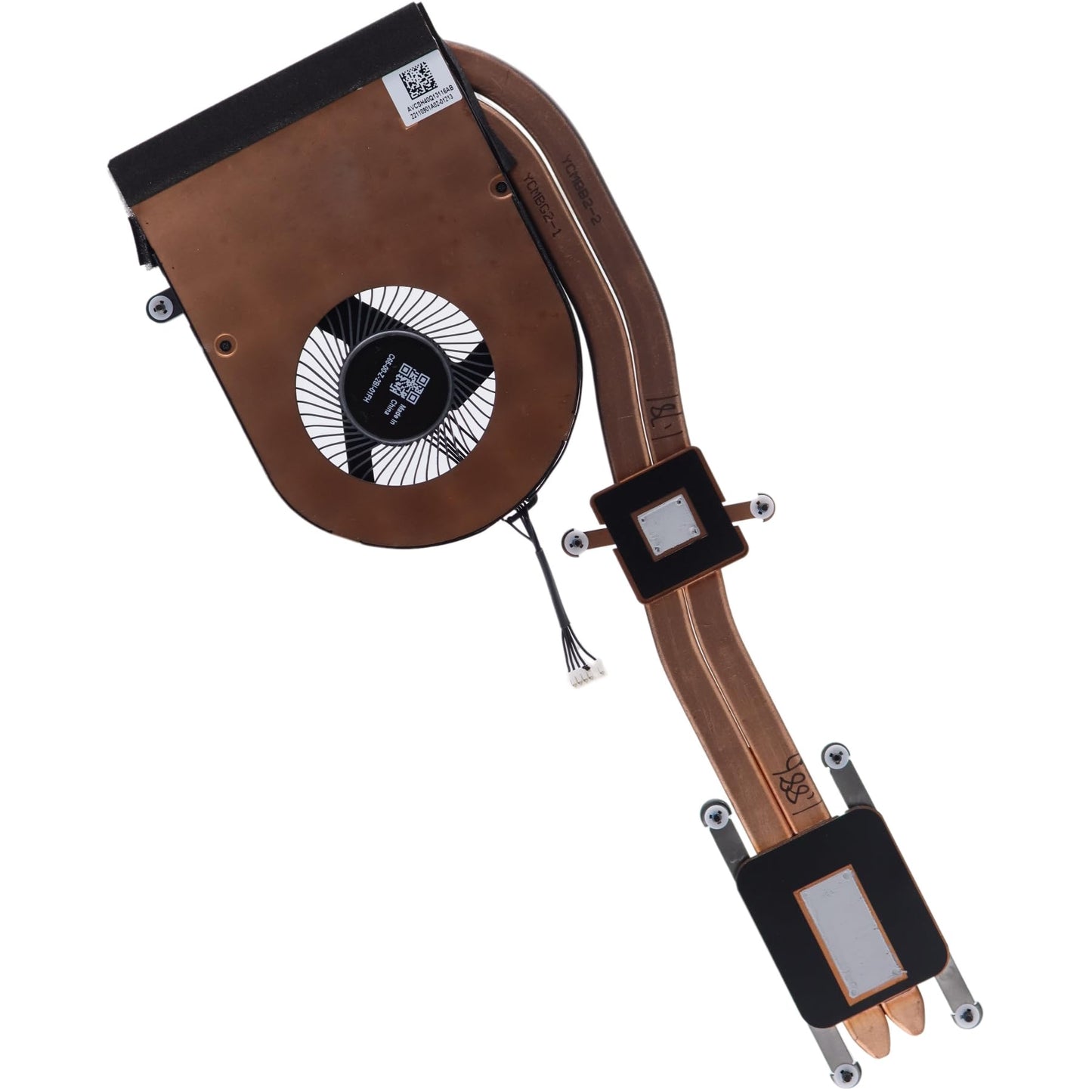 Deal4GO CPU Cooling Fan w/Heatsink Thermal Pad Assembly 01ER495 01ER496 Replacement for Lenovo Thinkpad T580 P52s (Discrete GPU Graphics)