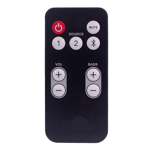 DHCHAPU Universal Remote Control Suitable for Polk Audio FR1 Powered Soundbar and surroundbar 2000
