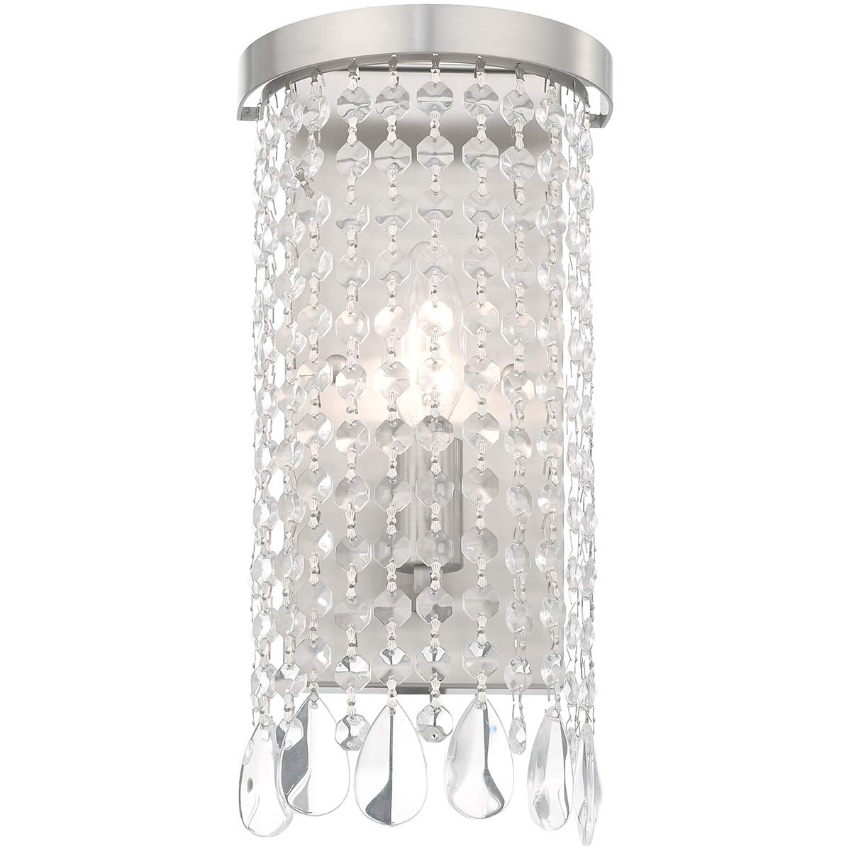 Livex Lighting 1 Lt Brushed Nickel ADA Wall Sconce