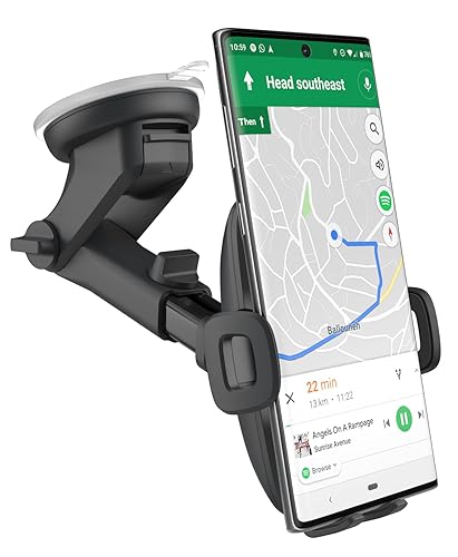 Encased Car Mount Phone Holder for Samsung Galaxy Models - Car Mount Holder for S9/S10/S20/S21/S22 S23/S24 Ultra/Plus (Windshield/Dashboard