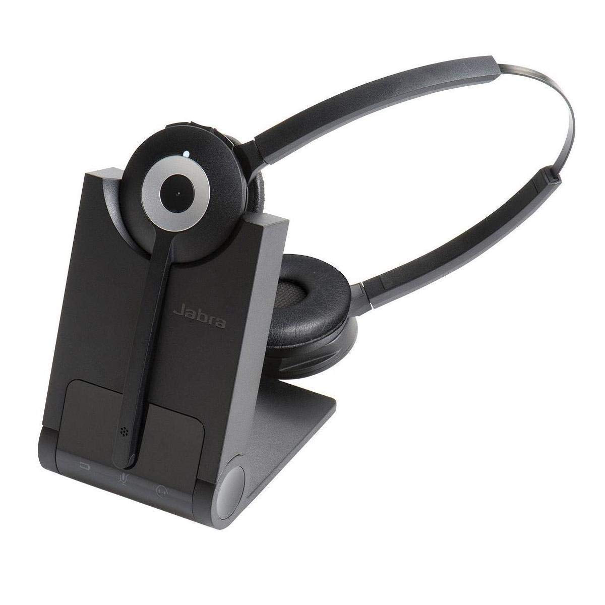 Jabra Pro Duo MS 930 Wireless On-Ear Headset (Model: 930-69-503-105) - Black (Renewed)