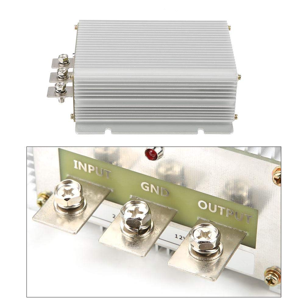 Converter, WG-24S1260 24V to 12V 60A 720W DC-DC Converter Non-Isolated Voltage Converter High Power Step-Down Power Source