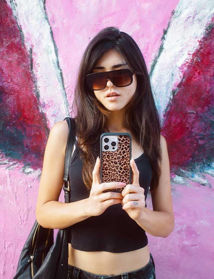 Wildflower Cases - Compatible with iPhone 16 | Protective Bumper, 6.5ft Drop Test Certified, Women Owned Small Business | Meow